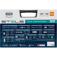 Универсальный набор инструментов Stels 14122 (109 предметов) - Превью изображения №27 — Интернет-магазин ПроЗаказ