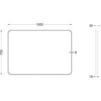  Roxen Зеркало Simon Long 510205-100B 100x70 - Превью изображения №5 — Интернет-магазин ПроЗаказ