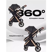 Универсальная коляска Rant Basic Roller Gold RA161 (2 в 1, black) - Превью изображения №8 — Интернет-магазин ПроЗаказ