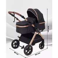 Универсальная коляска Rant Basic Roller Gold RA161 (2 в 1, black) - Превью изображения №3 — Интернет-магазин ПроЗаказ