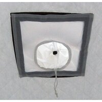 Палатка для зимней рыбалки Следопыт КУБ 3 Эконом (белый/синий) - Превью изображения №3 — Интернет-магазин ПроЗаказ