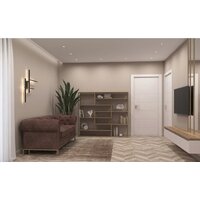 Стеллаж Hype Mebel Зиг-Заг 170x150 (черный/дуб галифакс натуральный) - Превью изображения №3 — Интернет-магазин ПроЗаказ