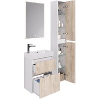  Dreja Шкаф-пенал Slim 30 99.0504 (белый глянцевый/дуб кантри) - Превью изображения №8 — Интернет-магазин ПроЗаказ