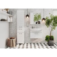  Volna Шкаф с зеркалом Joli 70 L (белый) - Превью изображения №5 — Интернет-магазин ПроЗаказ