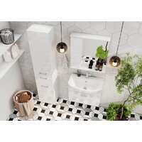  Volna Шкаф с зеркалом Joli 70 L (белый) - Превью изображения №3 — Интернет-магазин ПроЗаказ