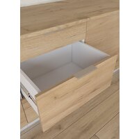 Готовая кухня Интермебель Микс Топ-6 2.1м без столешницы (белый премиум/дуб каньон) - Превью изображения №5 — Интернет-магазин ПроЗаказ