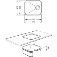Кухонная мойка Smeg UM45 - Превью изображения №2 — Интернет-магазин ПроЗаказ