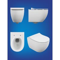 Унитаз подвесной Cersanit Brasko Smart Clean On DPL EO Slim LP 64824 - Превью изображения №6 — Интернет-магазин ПроЗаказ