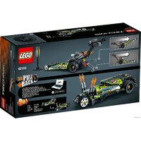 Конструктор LEGO Technic 42103 Драгстер - Превью изображения №2 — Интернет-магазин ПроЗаказ