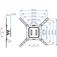 Кронштейн для телевизора Kromax DIX-16 - Превью изображения №2 — Интернет-магазин ПроЗаказ