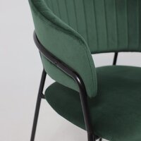 Стул с подлокотниками Алвест AV 433 (изумрудный бархат H-30/черный) - Превью изображения №12 — Интернет-магазин ПроЗаказ
