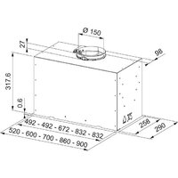 Кухонная вытяжка Franke Box Flush Evo Basic FBFE 305.0728.431 - Превью изображения №6 — Интернет-магазин ПроЗаказ
