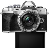 Беззеркальный фотоаппарат Olympus OM-D E-M10 Mark IV Kit 14-42mm (серебристый) - Превью изображения №4 — Интернет-магазин ПроЗаказ