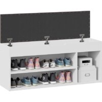 Банкетка Трия Тип 12 (белый ясень/велюр серый) - Превью изображения №4 — Интернет-магазин ПроЗаказ