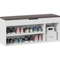 Банкетка Трия Тип 12 (белый ясень/велюр серый) - Превью изображения №3 — Интернет-магазин ПроЗаказ