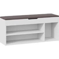 Банкетка Трия Тип 12 (белый ясень/велюр серый) - Превью изображения №5 — Интернет-магазин ПроЗаказ