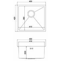 Кухонная мойка Mixline 548566 (золото, 3 мм) - Превью изображения №8 — Интернет-магазин ПроЗаказ