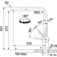 Смеситель Franke Atlas Neo Pull Out (черный) - Превью изображения №2 — Интернет-магазин ПроЗаказ