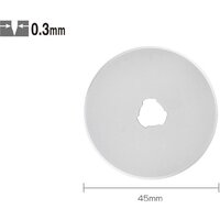 Набор сменных лезвий OLFA RB45-10 (10шт) - Превью изображения №2 — Интернет-магазин ПроЗаказ