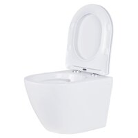 Унитаз подвесной Roxen Antares Tornado в комплекте с инсталляцией StounFix Dual Fresh 6 в 1 968303 (кнопка: белый глянцевый) - Превью изображения №7 — Интернет-магазин ПроЗаказ