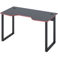 Геймерский стол Сокол КСТ-19 (черный с красной кромкой) - Превью изображения №2 — Интернет-магазин ПроЗаказ