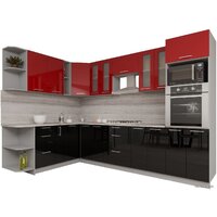 Интерлиния Мила Gloss 1.88x3.0 левая (красный-черный)