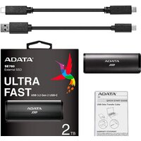 Внешний накопитель ADATA SE760 256GB ASE760-256GU32G2-CBK (черный) - Превью изображения №4 — Интернет-магазин ПроЗаказ