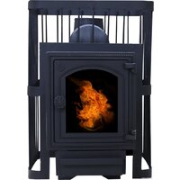 Свободностоящая печь-камин ComfortProm Чугун со стеклом 26 м3 - Превью изображения №2 — Интернет-магазин ПроЗаказ