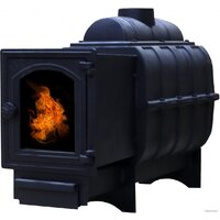 Свободностоящая печь-камин ComfortProm Чугун со стеклом 26 м3 - Превью изображения №6 — Интернет-магазин ПроЗаказ