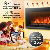 Электрокамин Planta PFP-WM090 Slim - Превью изображения №8 — Интернет-магазин ПроЗаказ