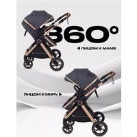 Универсальная коляска Rant Basic Roller Gold RA161 (2 в 1, grey) - Превью изображения №8 — Интернет-магазин ПроЗаказ