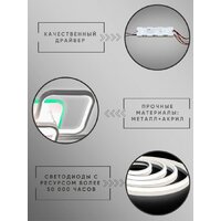 Припотолочная люстра Aitin Pro D18057B/5 (белый RGB) - Превью изображения №6 — Интернет-магазин ПроЗаказ