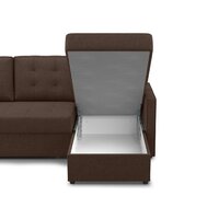 Угловой диван Mio Tesoro Santiago 114 (Savana Chocolate) - Превью изображения №4 — Интернет-магазин ПроЗаказ