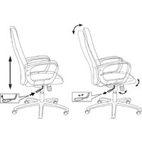 Офисное кресло Бюрократ CH 002 (слоновая кость OR-10) - Превью изображения №14 — Интернет-магазин ПроЗаказ