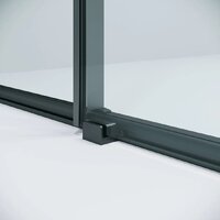 Душевой уголок Niagara Nova NG-34-12AGR-A80GR-34 120х80х195 (графит/прозрачное стекло) - Превью изображения №3 — Интернет-магазин ПроЗаказ