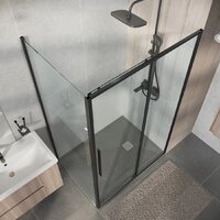 Душевой уголок Niagara Nova NG-34-12AGR-A80GR-34 120х80х195 (графит/прозрачное стекло) - Превью изображения №11 — Интернет-магазин ПроЗаказ