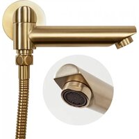 Душевая система  Hansberge H6095 (золото матовый) - Превью изображения №6 — Интернет-магазин ПроЗаказ