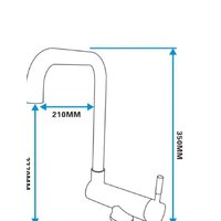 Смеситель ARFEKA AF FSS304 BLACK GRAFIT - Превью изображения №2 — Интернет-магазин ПроЗаказ