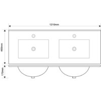  ЗОВ Тумба с умывальником Парма 120 P120LWP0MWHMC1A-OL120 (белый/белый галифакс) - Превью изображения №9 — Интернет-магазин ПроЗаказ