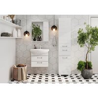  Volna Шкаф с зеркалом Joli 60 R (белый) - Превью изображения №3 — Интернет-магазин ПроЗаказ