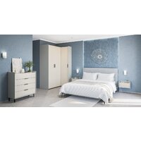 Шкаф распашной Неман мебель Модена МН-048-15-Ц2 (персидский жемчуг/лунный камень) - Превью изображения №3 — Интернет-магазин ПроЗаказ