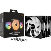 Комплект вентиляторов для корпуса be quiet! Light Wings LX 140mm PWM 3-Pack BL127 - Превью изображения №4 — Интернет-магазин ПроЗаказ