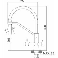 Смеситель РМС SUS127TBL-016F-015 - Превью изображения №4 — Интернет-магазин ПроЗаказ