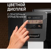 Кофемашина Weissgauff WCM-330 TFT Touch Cappuccino Nero - Превью изображения №5 — Интернет-магазин ПроЗаказ