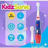 Электрическая зубная щетка Brush-Baby KidzSonic Rocket - Превью изображения №3 — Интернет-магазин ПроЗаказ