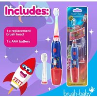 Электрическая зубная щетка Brush-Baby KidzSonic Rocket - Превью изображения №4 — Интернет-магазин ПроЗаказ