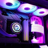 Система жидкостного охлаждения для процессора Valkyrie Jarn 360 ARGB (белый) - Превью изображения №6 — Интернет-магазин ПроЗаказ