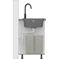 Кухонная мойка Quadron HB8210U7-BS_P2O - Превью изображения №4 — Интернет-магазин ПроЗаказ