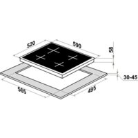 Варочная панель HOMSair HIC64SBG - Превью изображения №7 — Интернет-магазин ПроЗаказ
