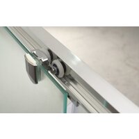 Душевая дверь BelBagno UNO-195-BF-1-110-P-Cr (текстурное стекло) - Превью изображения №4 — Интернет-магазин ПроЗаказ